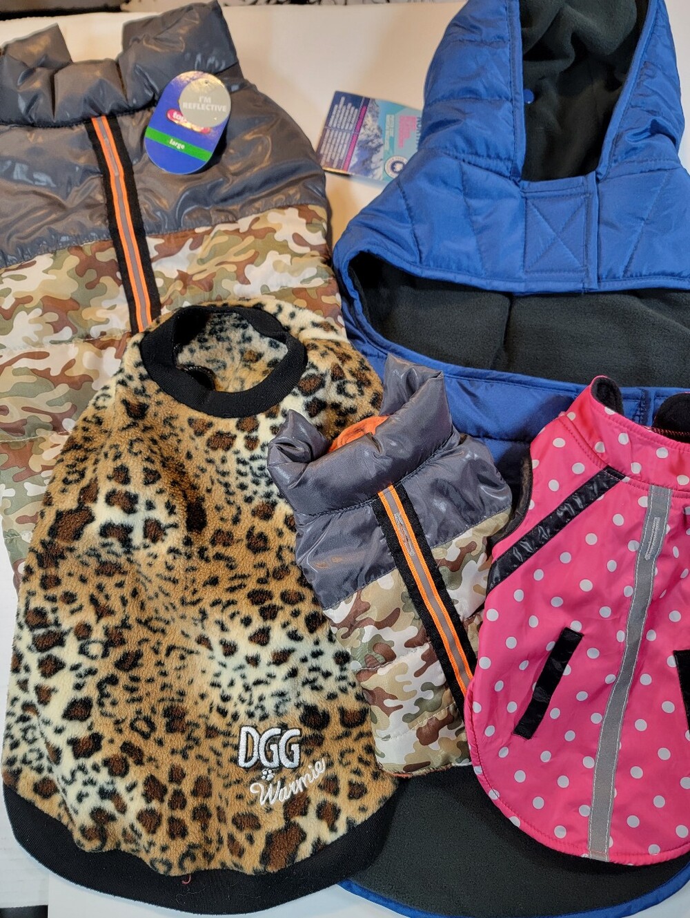Dog Coat Lot Assorted Sizes